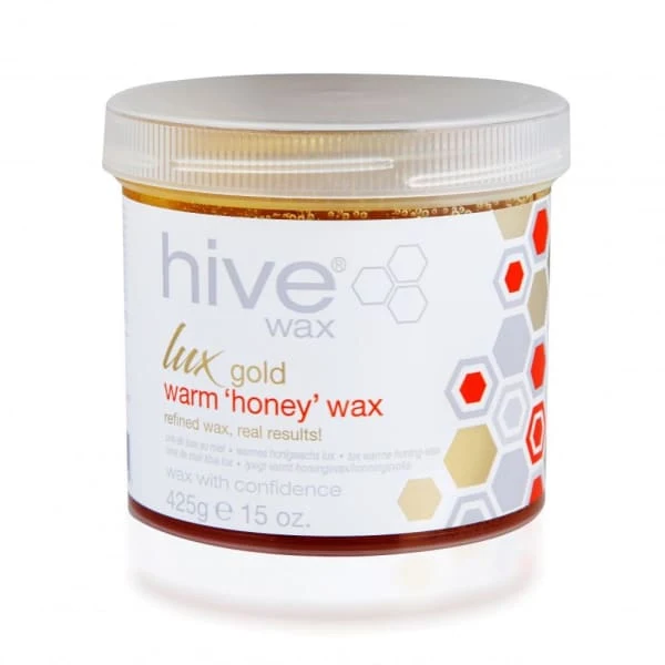 Hive - Cire chaude dépilatoire au miel "Lux Gold" (lux gold warm honey wax) - 425g