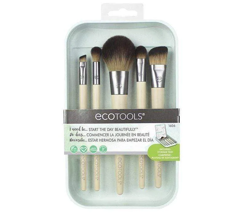 Ecotools - Kit de 5 pinceaux yeux et teint (start the day beautifully kit) - 50g