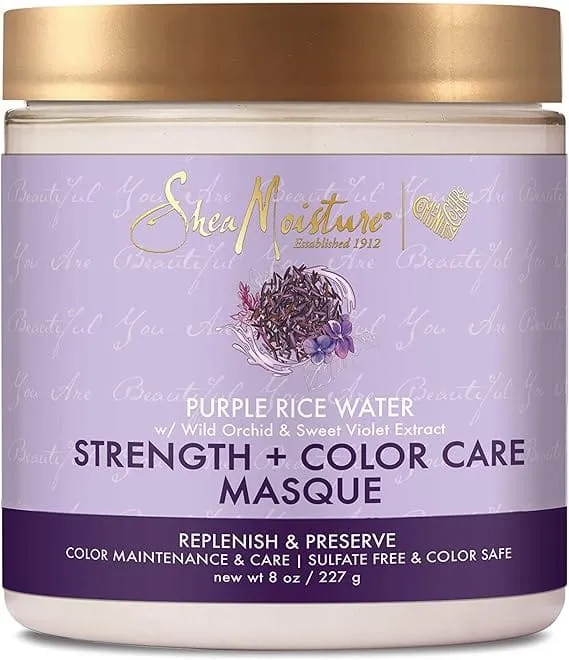 Shea Moisture - Masque force + protection de la couleur - 227g