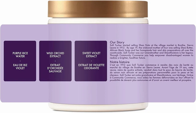 Shea Moisture - Masque force + protection de la couleur - 227g
