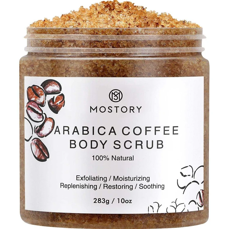 Mostory - Gommage corporel au café et sel de la mer morte - 283g
