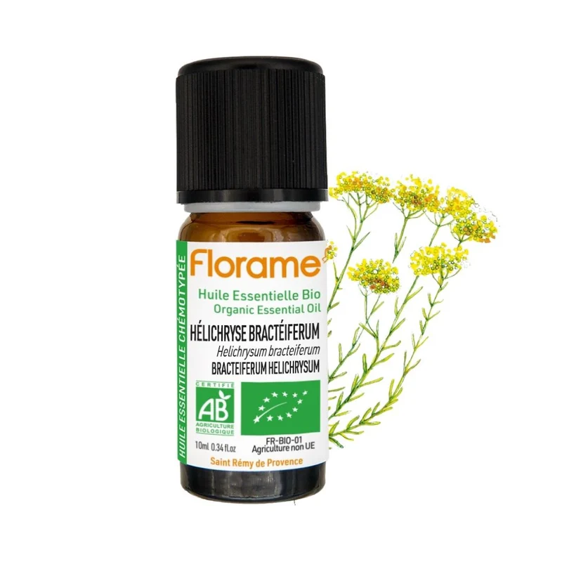 Huile Essentielle d'Hélichryse Bractéïferum Biologique