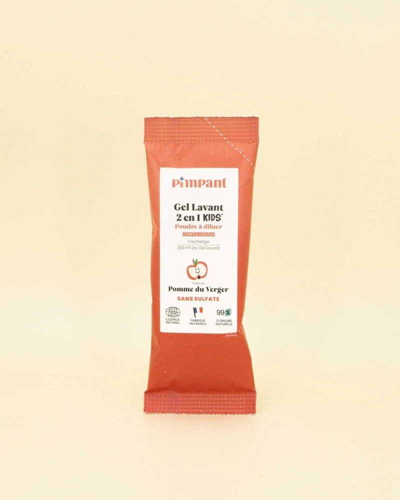 Gel lavant kids 2 en 1 - Pomme du verger - Recharge