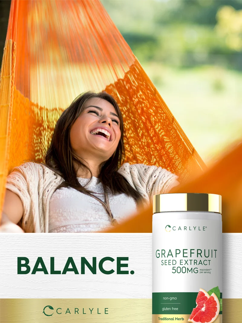 Grapefruit Seed, 500 mg (per serving), 120 Quick Release Capsules