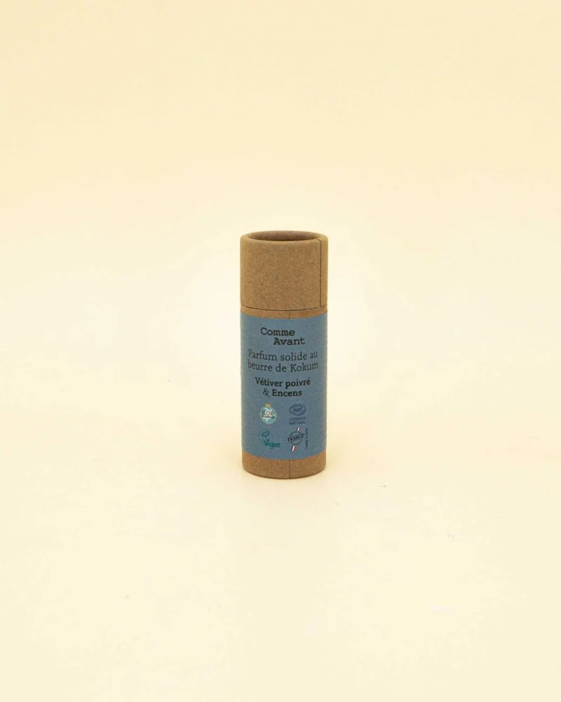 Parfum solide - Vétiver poivré & Encens