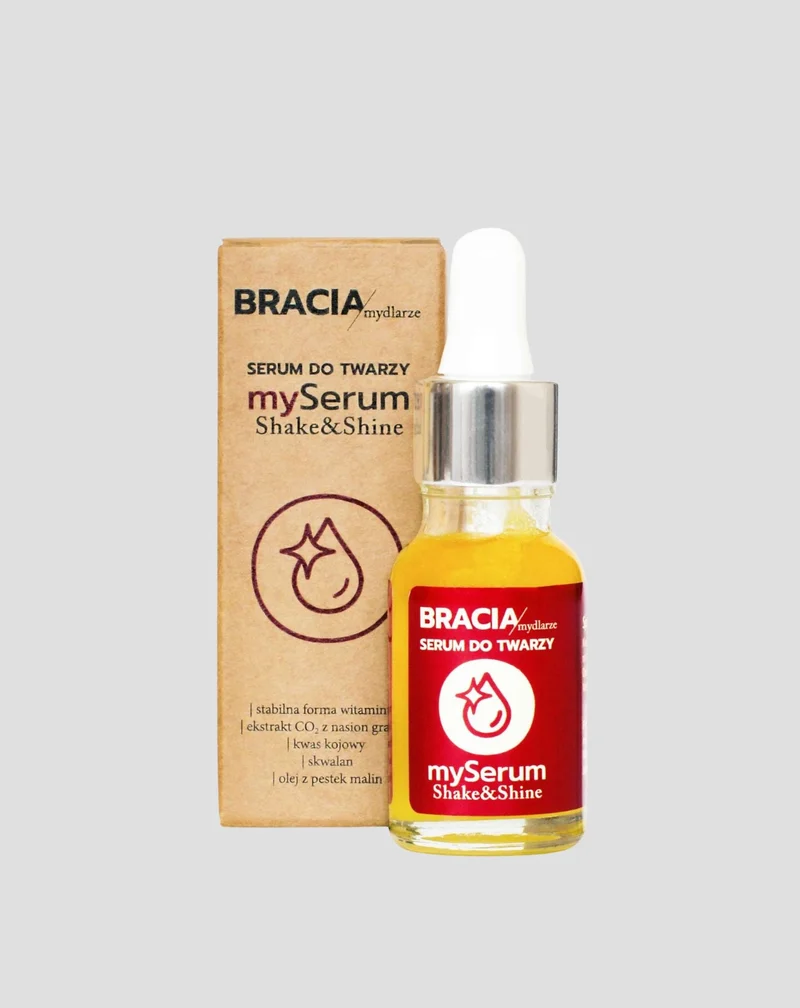 Sérum visage éclaircissant à la vitamine C et au squalane Shake&Shine Bracia Mydlarze