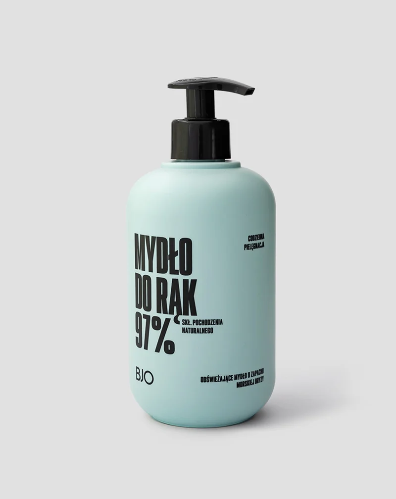 Savon liquide rafraîchissant pour les mains à l’extrait de concombre et au parfum de brise marine Bjo