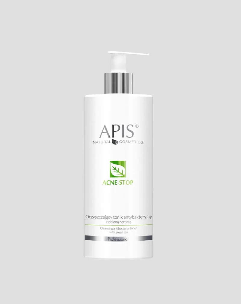 Tonique antibactérien nettoyant au thé vert Acne-Stop Apis