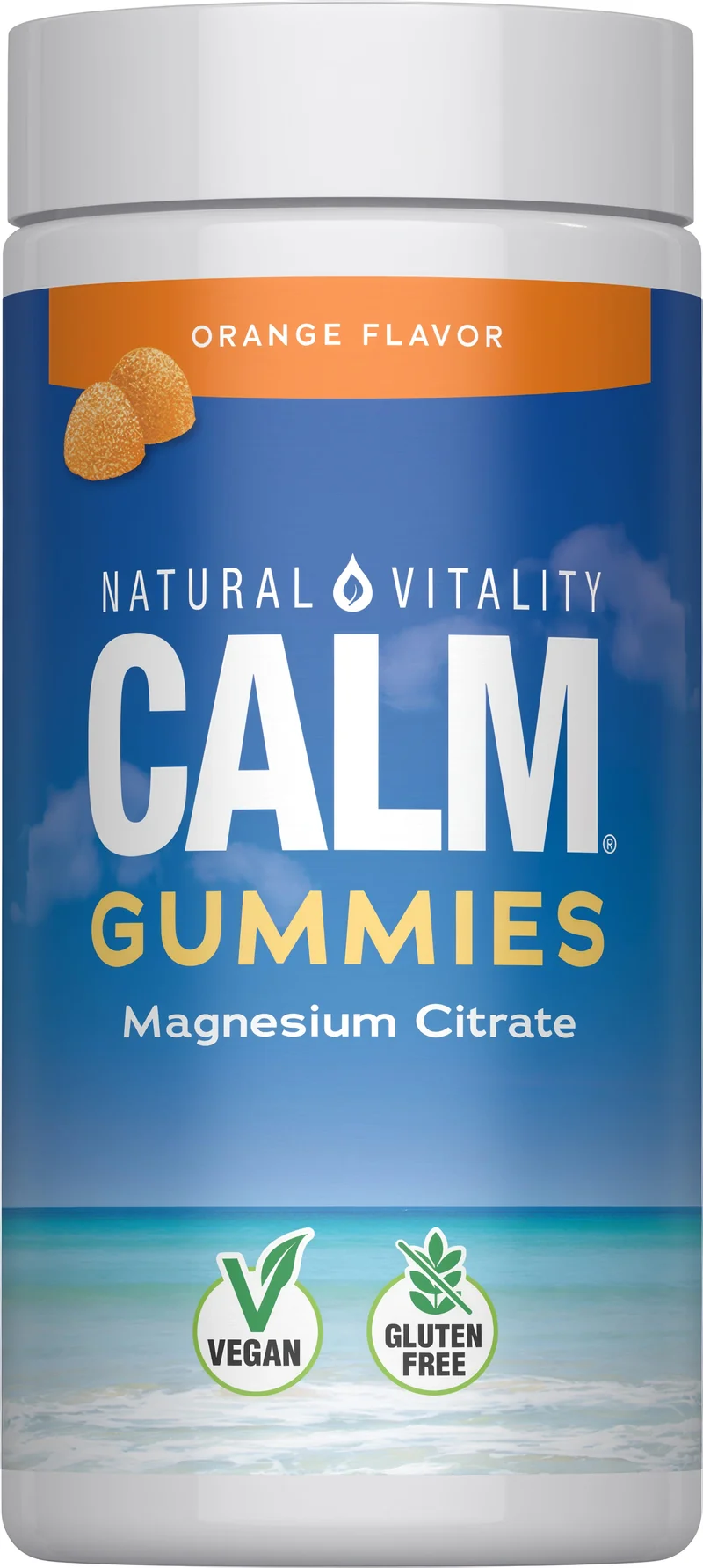 CALM Gummies Orange Flavor, 120 Tasty Gummies