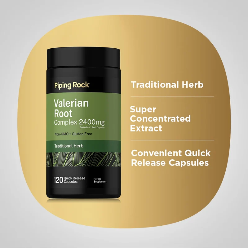 Valerian Root, 2400 mg, 120 Quick Release Capsules