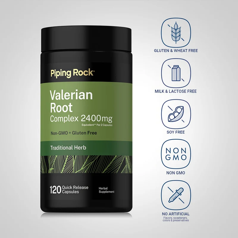 Valerian Root, 2400 mg, 120 Quick Release Capsules