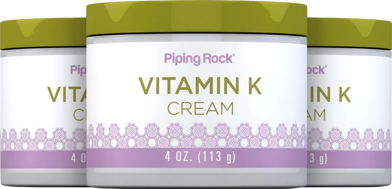 Vitamin K Cream, 4 oz (113 g) Jar, 3 Jars