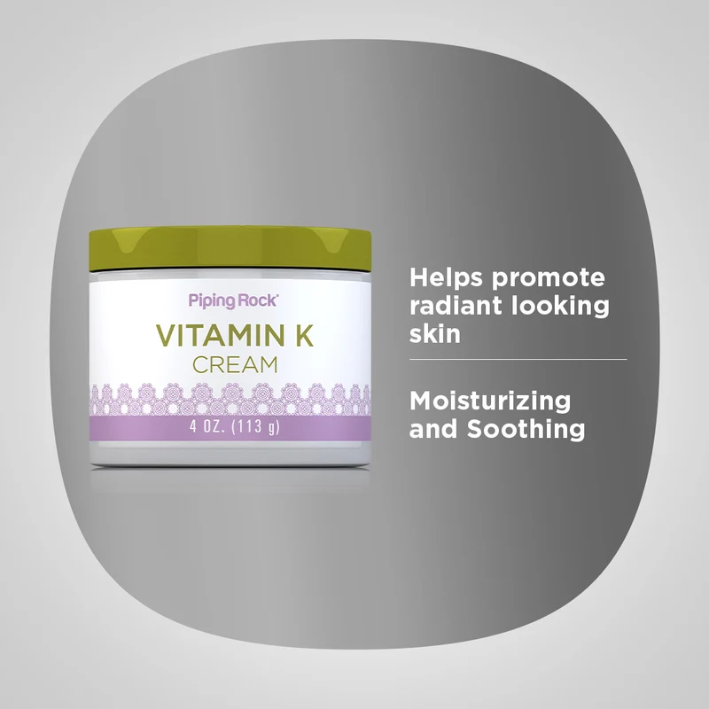 Vitamin K Cream, 4 oz (113 g) Jar, 3 Jars