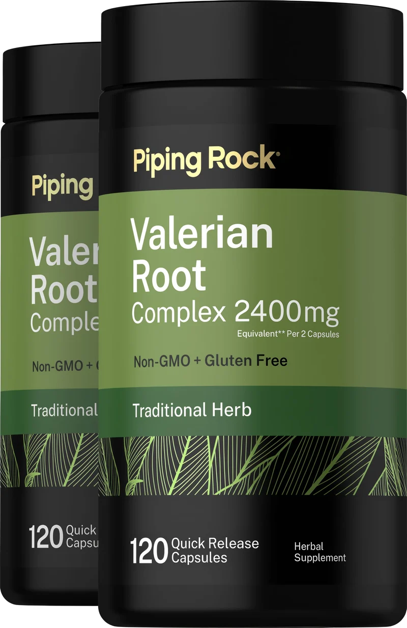 Valerian Root, 2400 mg, 120 Quick Release Capsules, 2 Bottles