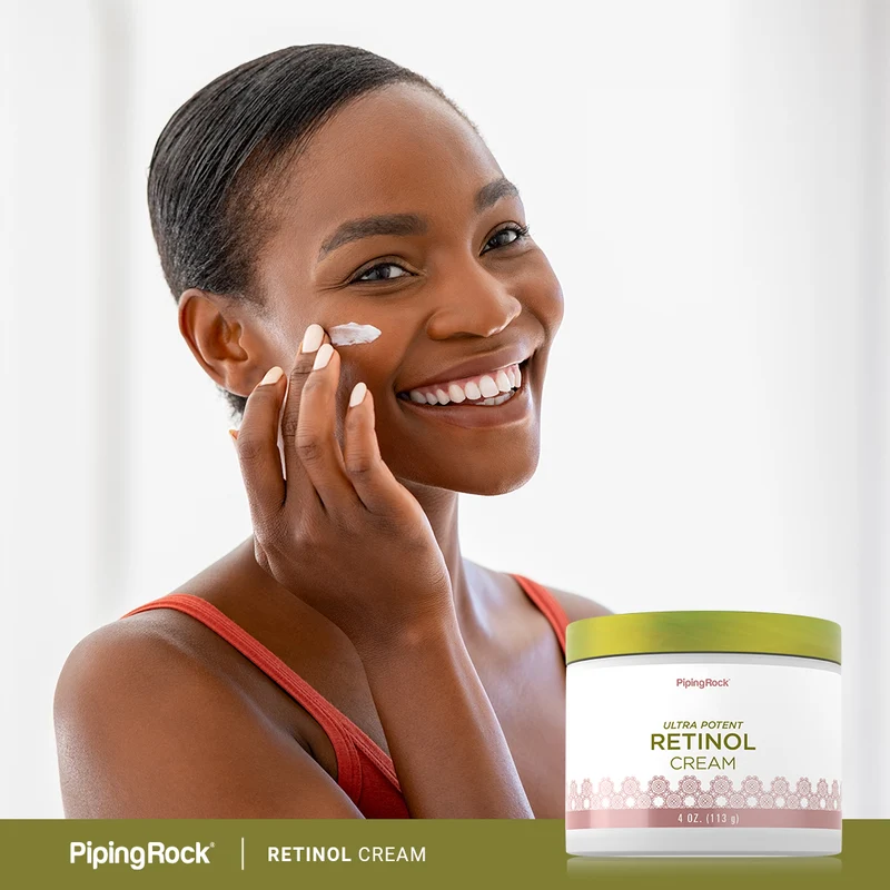 Retinol Cream (Ultra Potent Vitamin A Cream), 400,000 IU per Jar IU, 4 oz (113 g) Jar, 3 Jars