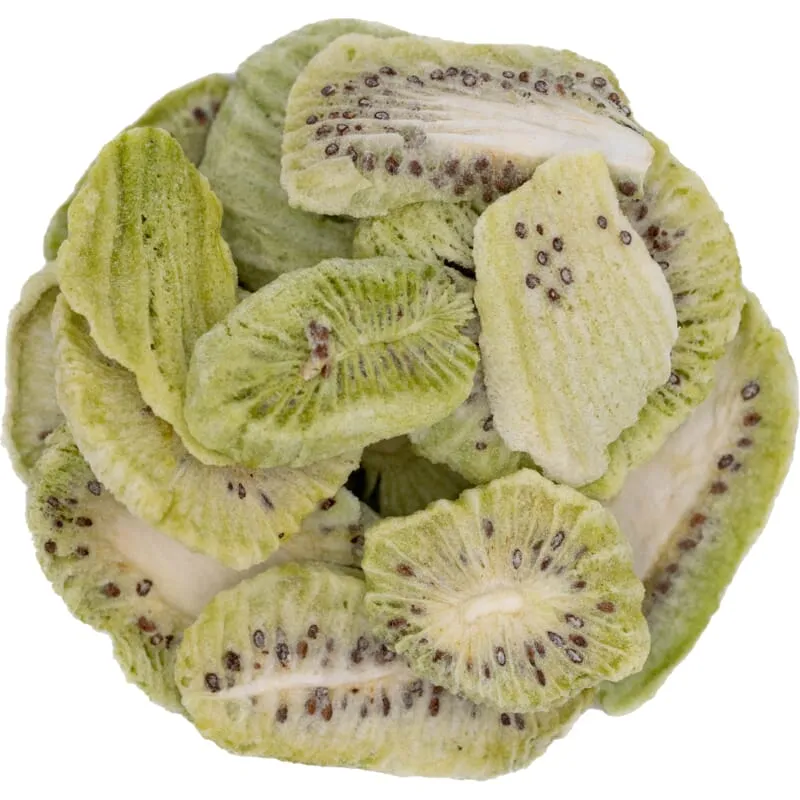 Tranches de kiwi lyophilisées