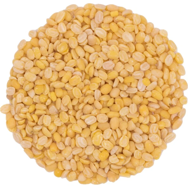 Haricots mungo pelés biologiques