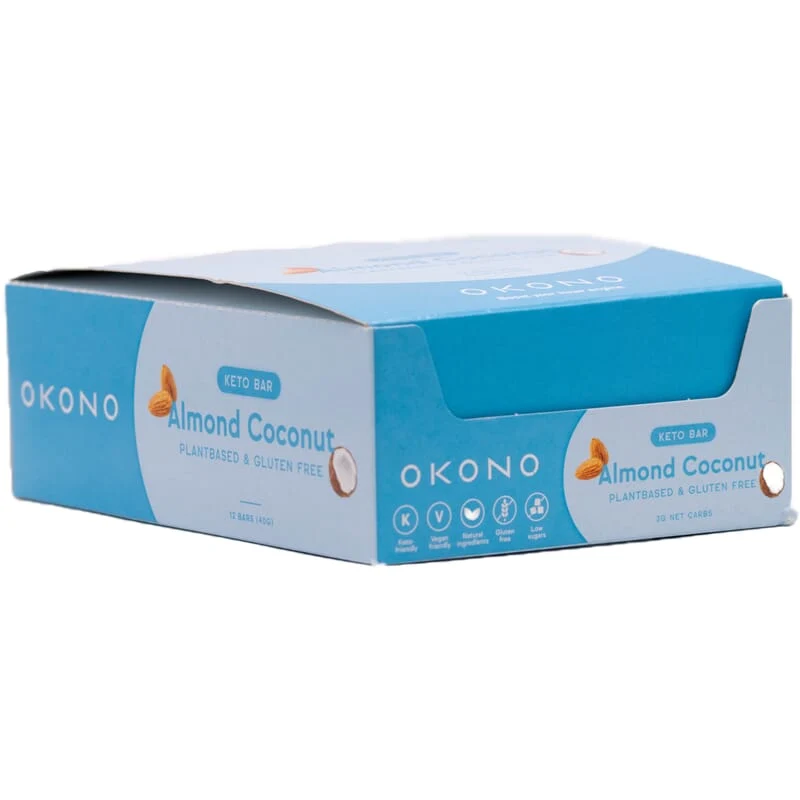 OKONO - Barre céto amandes - noix de coco