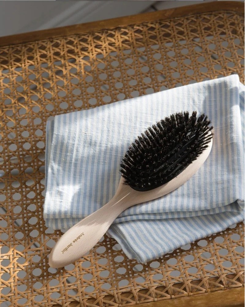 Brosse à cheveux - Poils naturels - Lissante