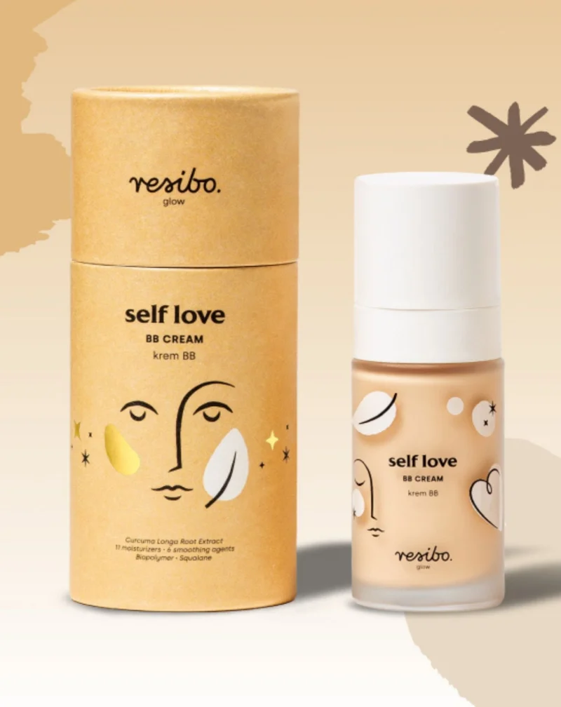 Crème visage naturelle et biologique BB Self Love couleur beige clair 30 ml Resibo