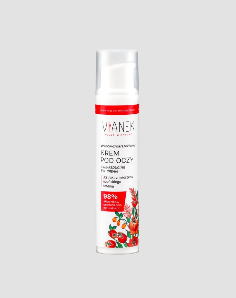 La crème anti-rides pour les yeux réduit les poches et hydrate en profondeur Vianek