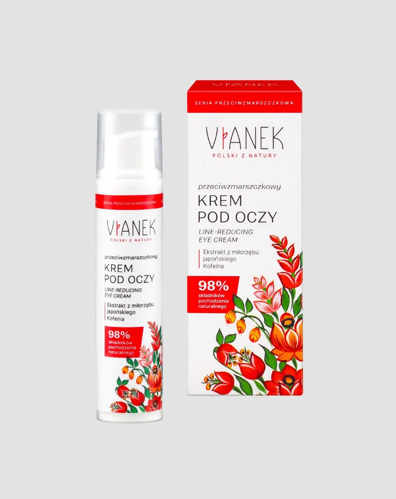 La crème anti-rides pour les yeux réduit les poches et hydrate en profondeur Vianek