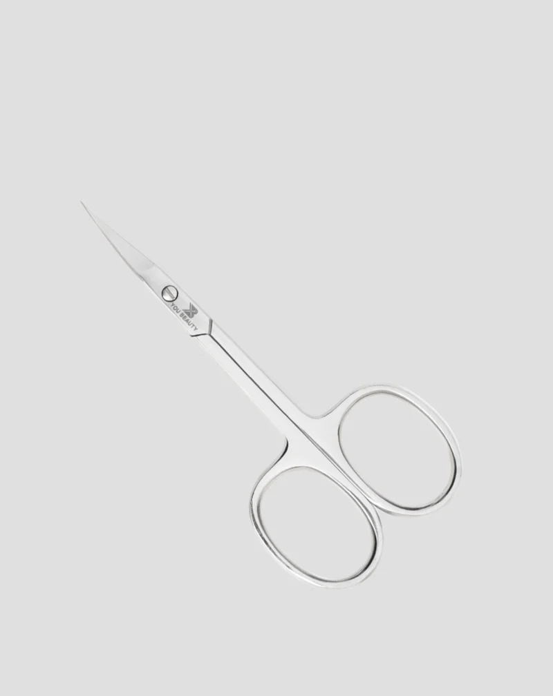 Ciseaux à cuticules professionnels courbés en acier inoxydable chirurgical You Beauty