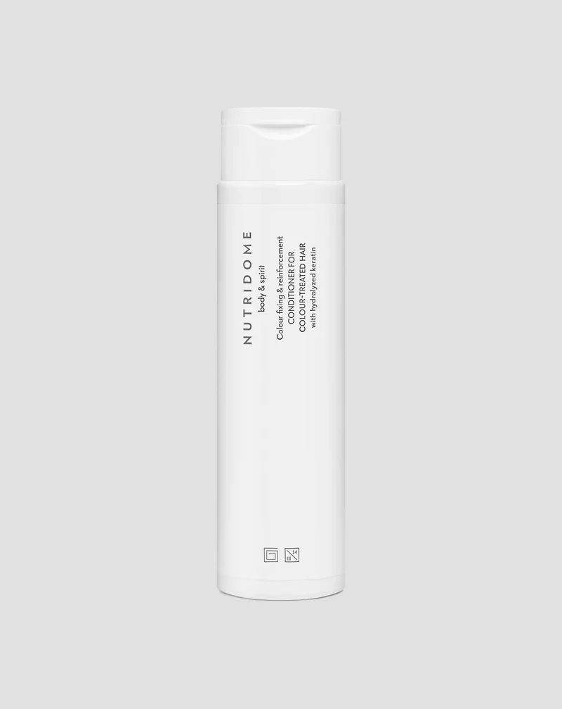 Après-shampoing fixateur et fortifiant Nutridome pour cheveux colorés