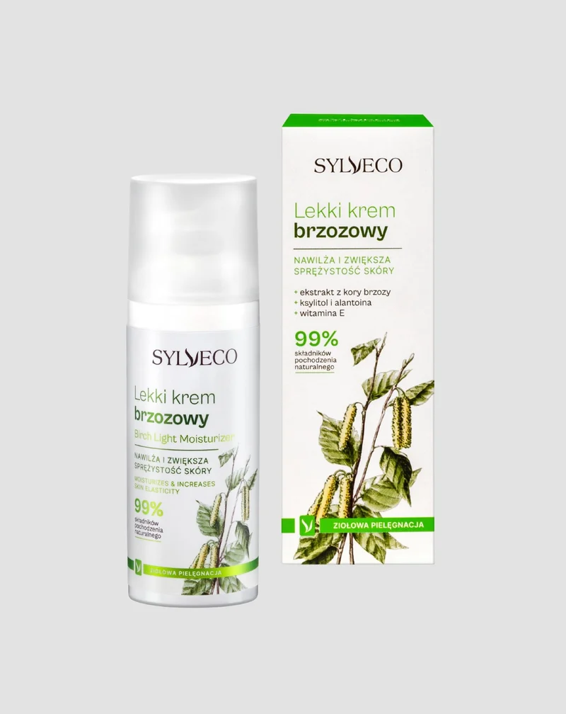 Crème légère pour les peaux en manque de régénération avec effet hydratant et adoucissant Sylveco