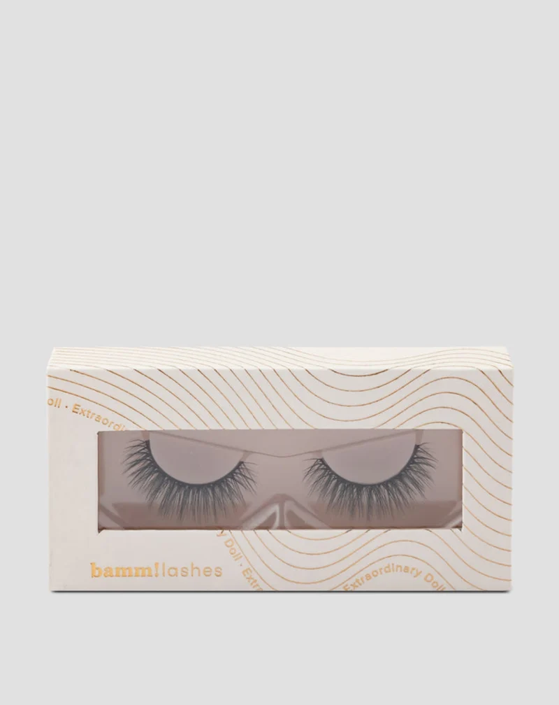 Faux cils en bande 2d à usage répété à effet naturel Extraordinary Doll Bamm!Lashes