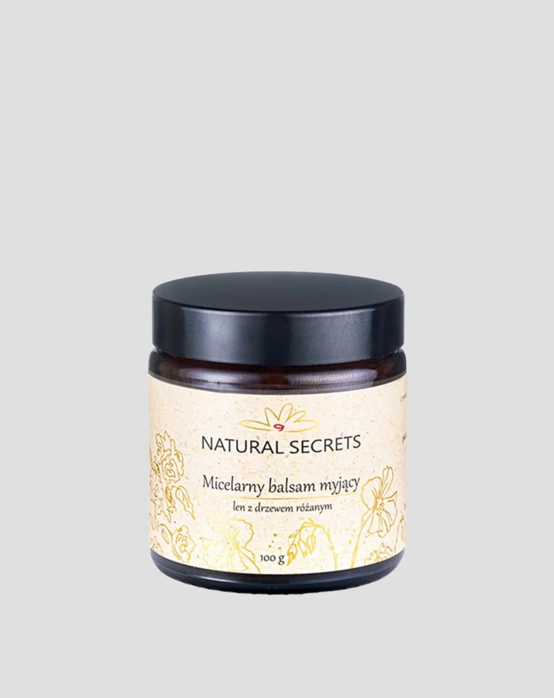 Baume micellaire démaquillant au beurre de mangue adapté aux peaux sensibles Natural Secrets