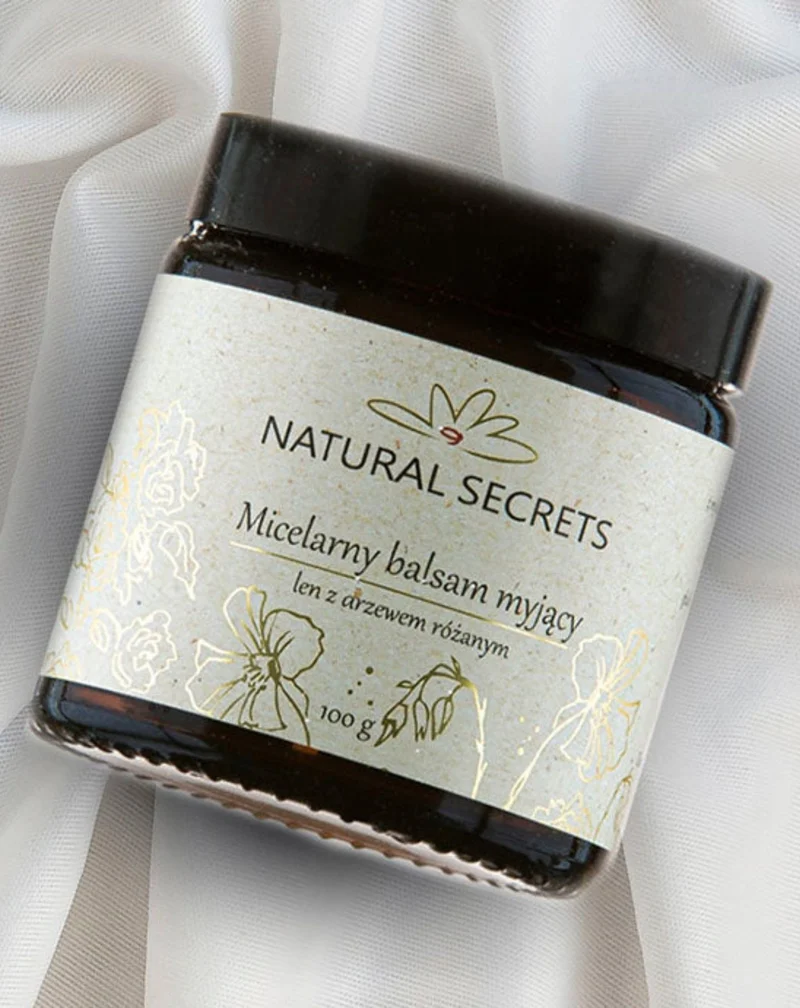 Baume micellaire démaquillant au beurre de mangue adapté aux peaux sensibles Natural Secrets