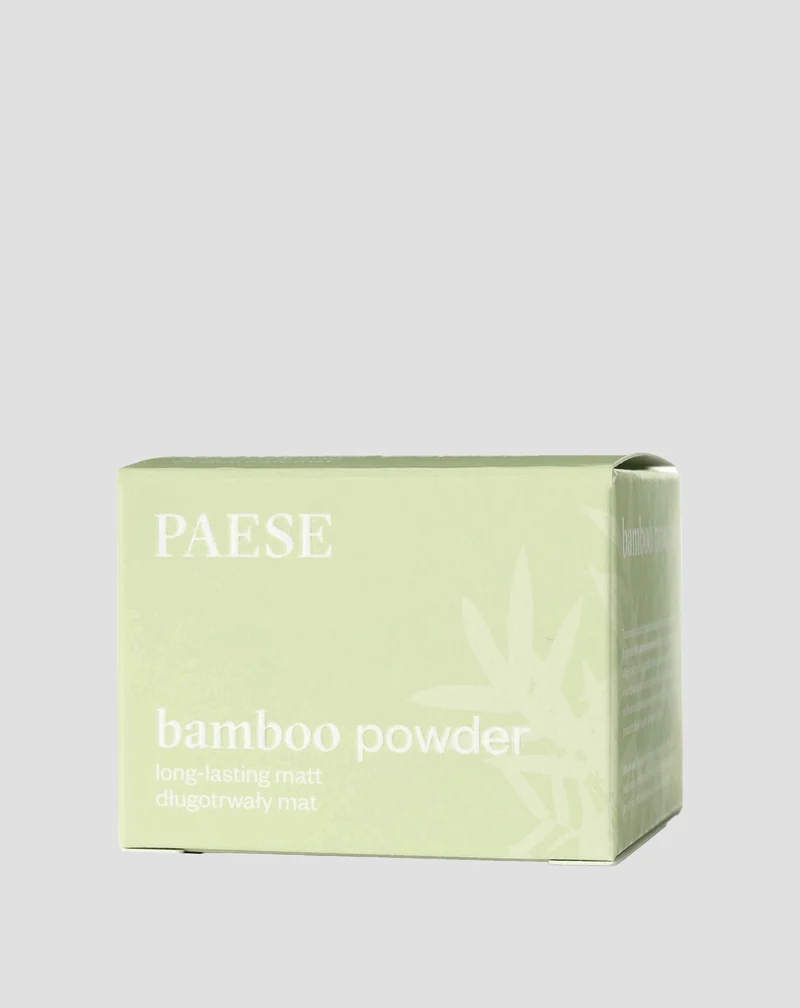 Poudre matifiante en vrac pour le visage, à base de bambou et aux propriétés antibactériennes Paese