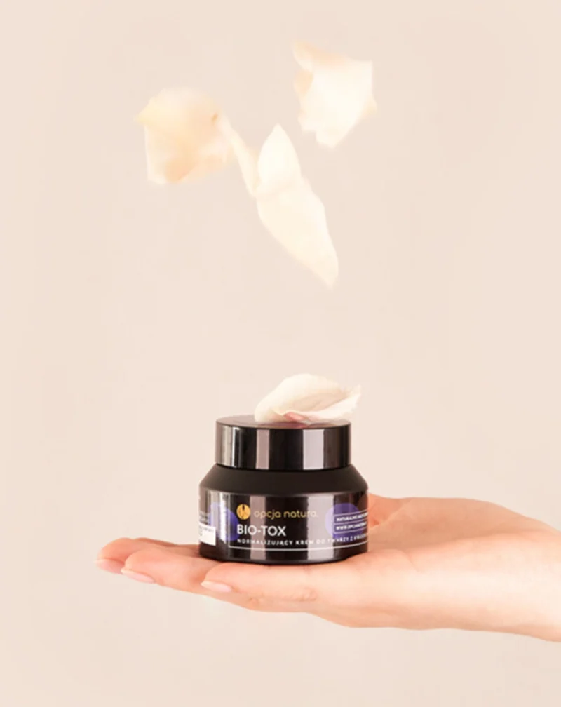 Crème de visage normalisante à l'acide hyaluronique pour les imperfections Opcja Natura