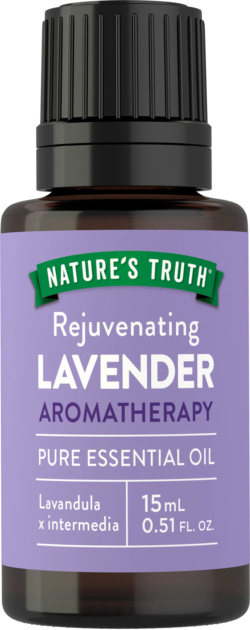Lavender Pure Essential Oil, 1/2 fl oz (15 mL) Dropper Bottle