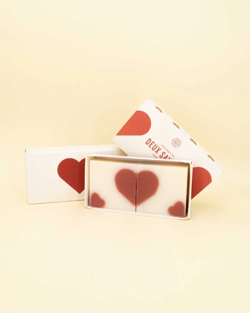 Coffret - Duo de savons Demi Cœur