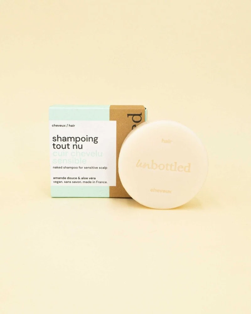 Shampoing solide - Cuir chevelu sensible (Tout nu)