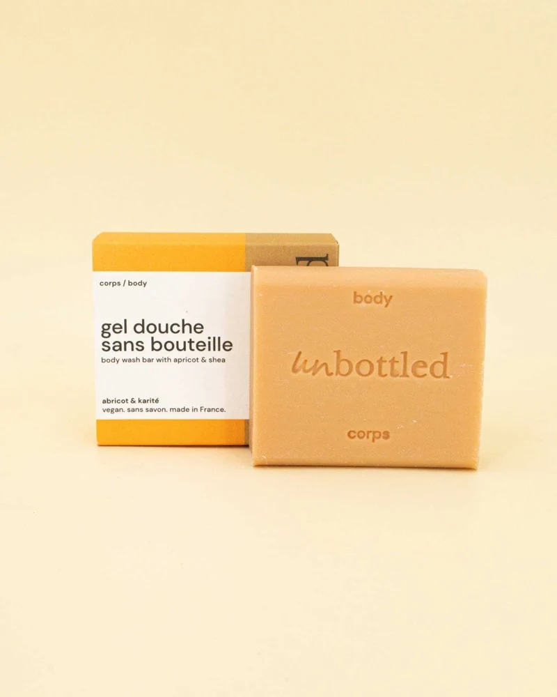 Gel douche sans bouteille - Abricot & Karité