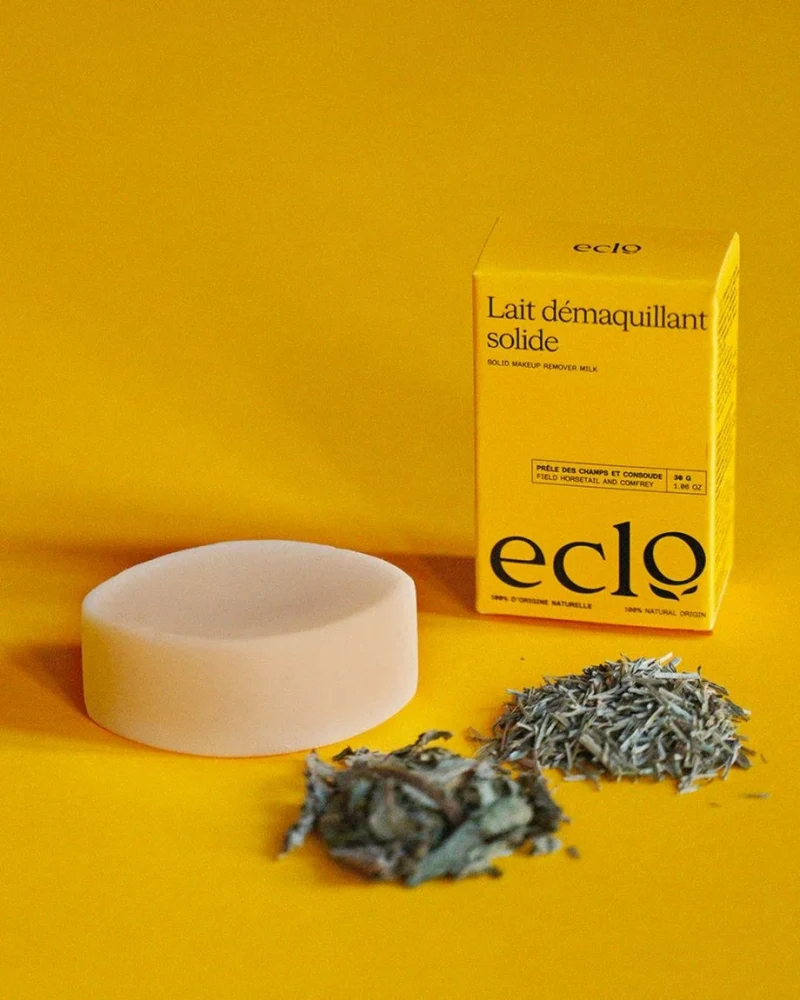 Lait démaquillant solide - Prêle des champs et Consoude