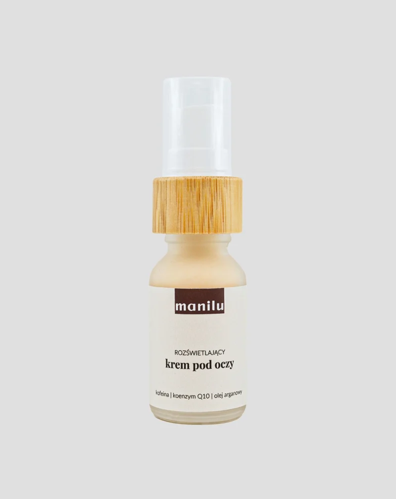 Crème de jour et de nuit éclaircissante pour les yeux à la caféine et au coenzyme Q10 Manilu