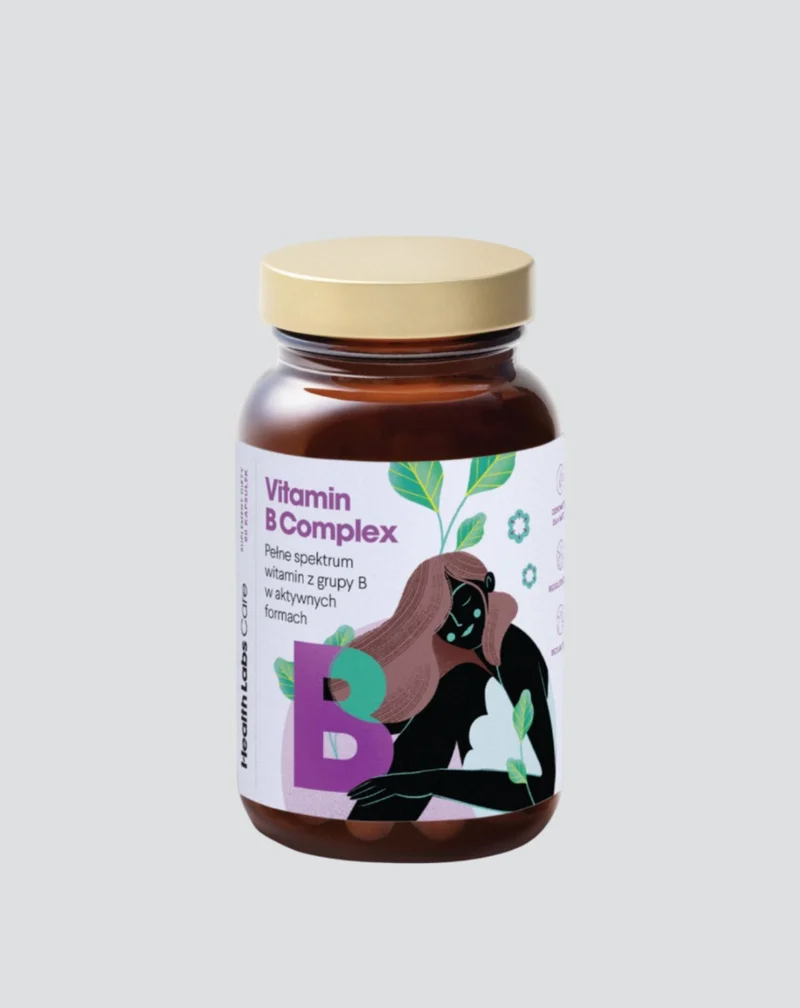 Complexe de vitamines B sans gluten ni lactose Complex Health Labs Care 60 gélules