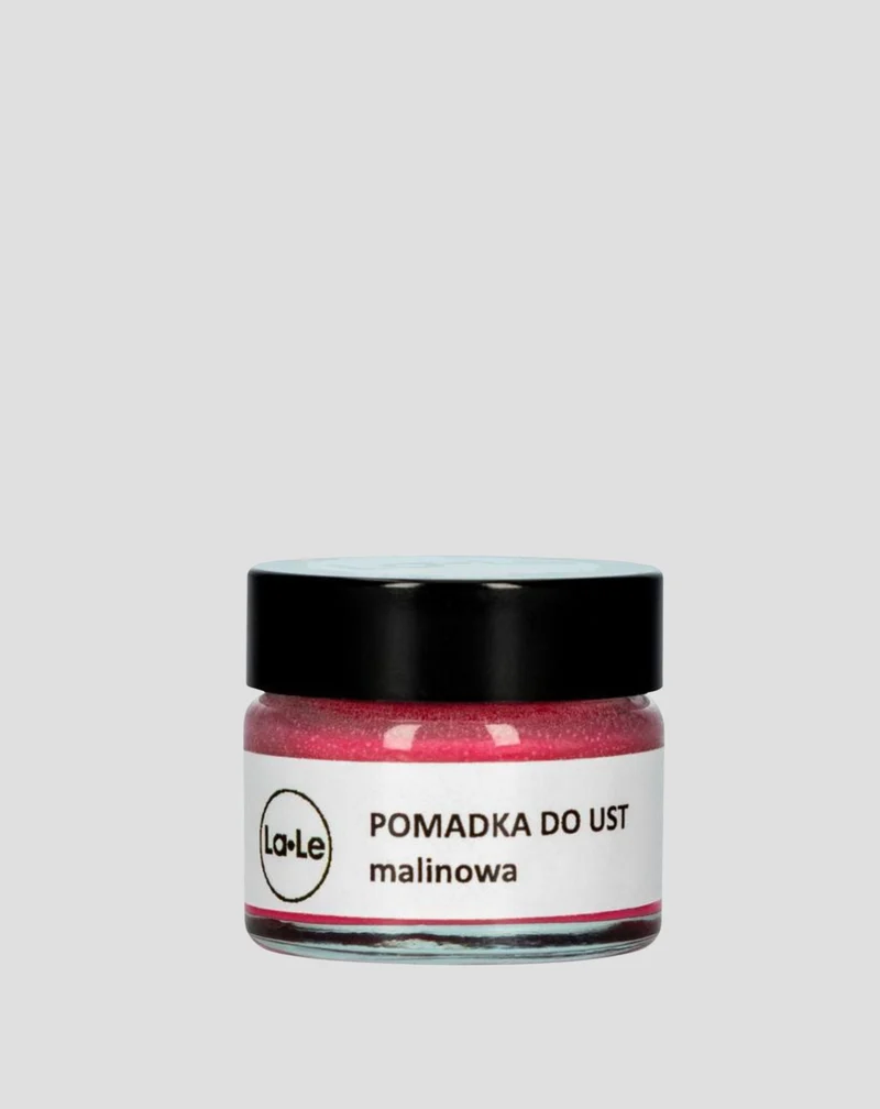 Rouge à lèvres hydratant à la framboise sur une base de beurre de karité La-Le