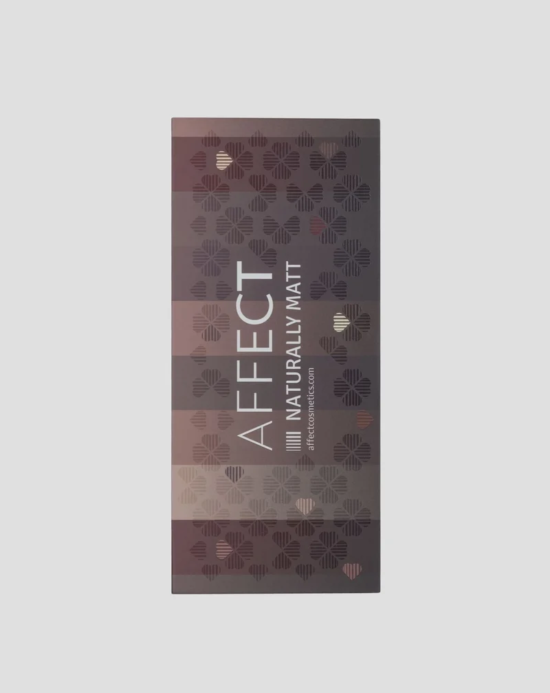 Palette d'ombres pressées Naturally Matt Pressed Eyeshadows Palette Affect Professional Cosmetics