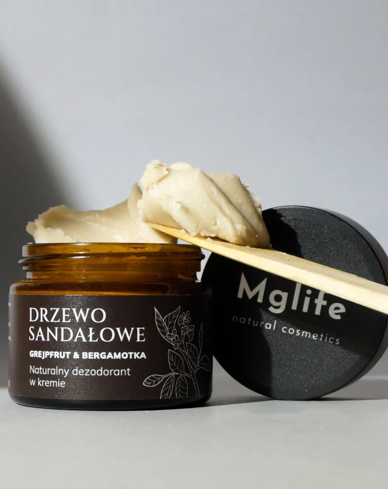 Déodorant en crème Bois de santal, pamplemousse et bergamote Mglife