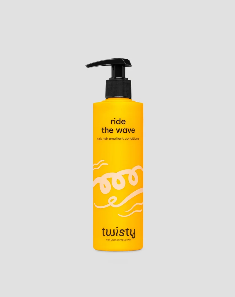 Après-shampoing hydratant pour cheveux bouclés à l'huile de rose et de chanvre - Twisty