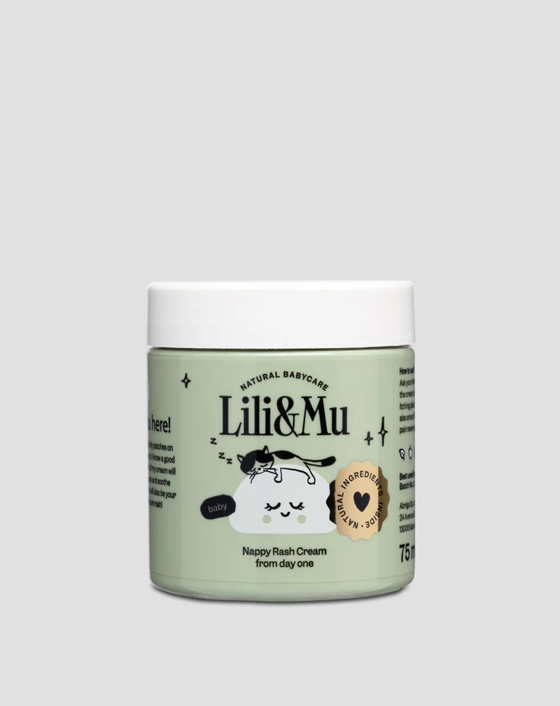 Crème-pommade Lili&Mu pour l'érythème fessier, les plaies et l'érythème fessier