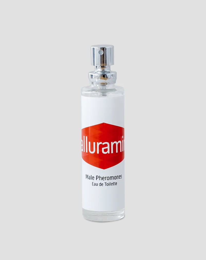 Phéromones masculines puissantes Alluramin sous forme de parfum pour augmenter l'attirance des femmes
