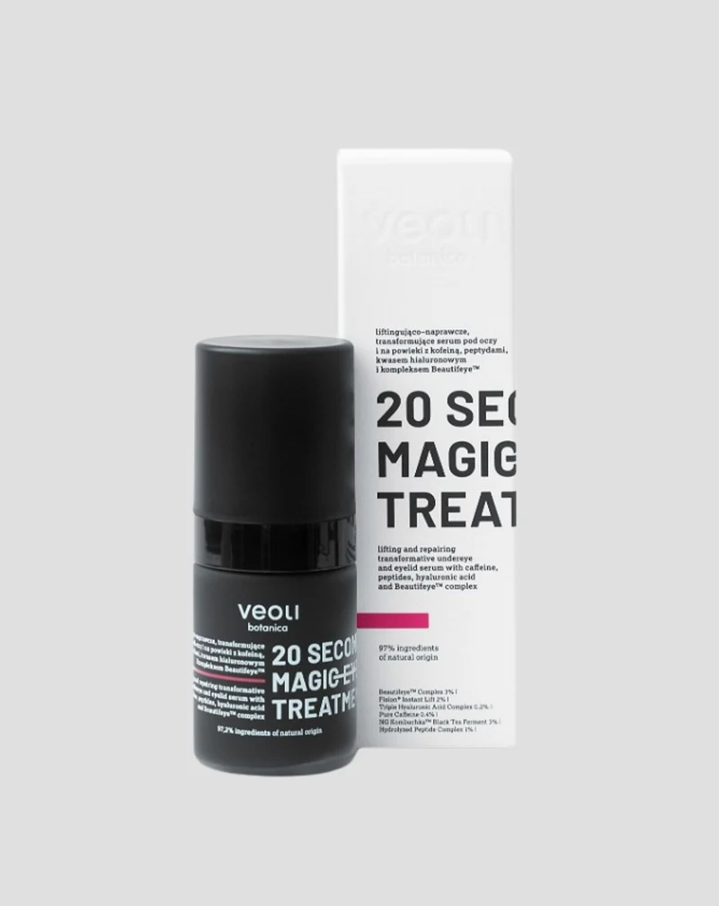 Sérum liftant pour les yeux et les paupières à la caféine 20 seconds magic eye treatment Veoli Botanica