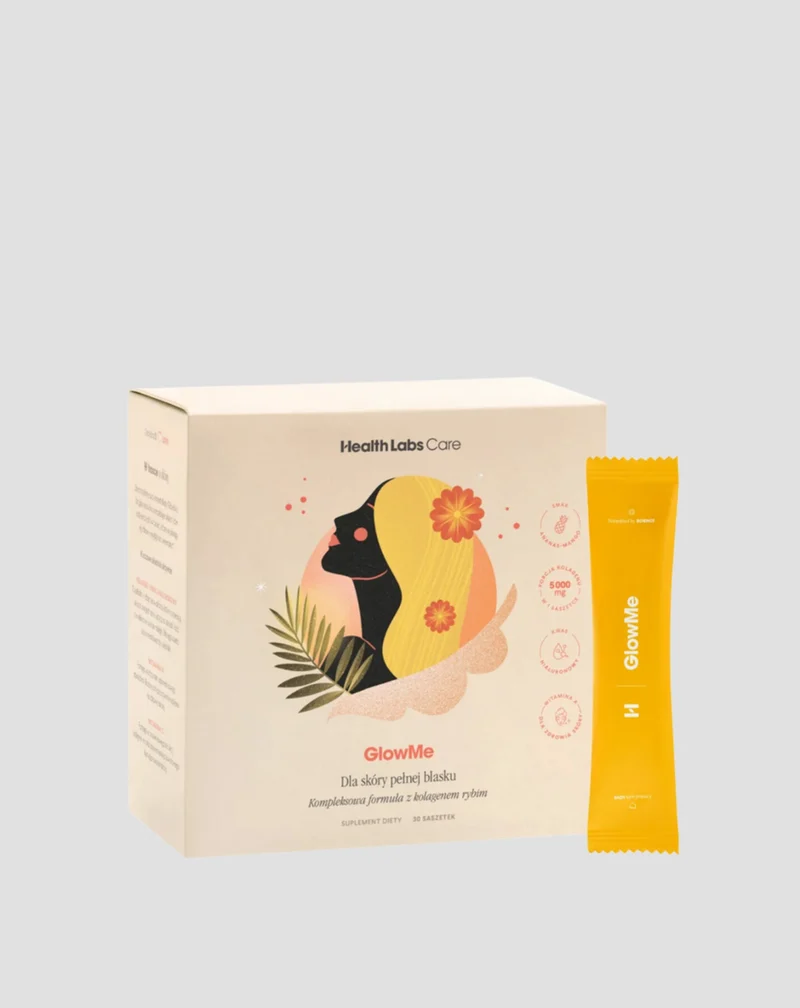 Collagène à boire GlowMe goût ananas-mangue Health Labs Care 30 sachets