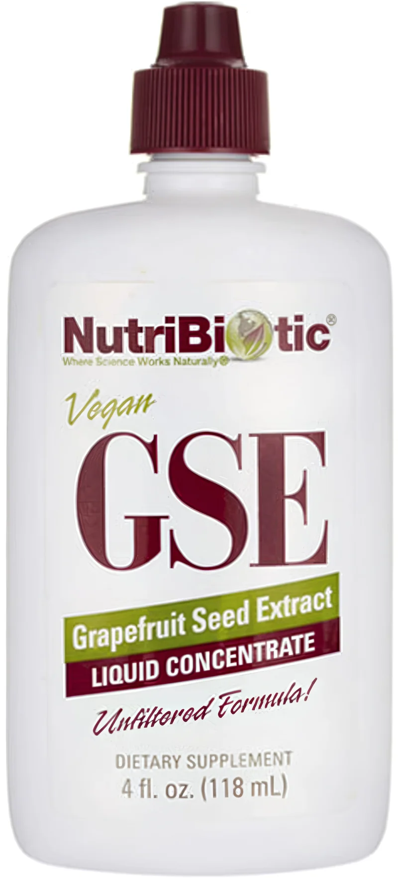 GSE Grapefruit Seed Liquid Extract, 4 fl oz (118 mL) Dropper Bottle